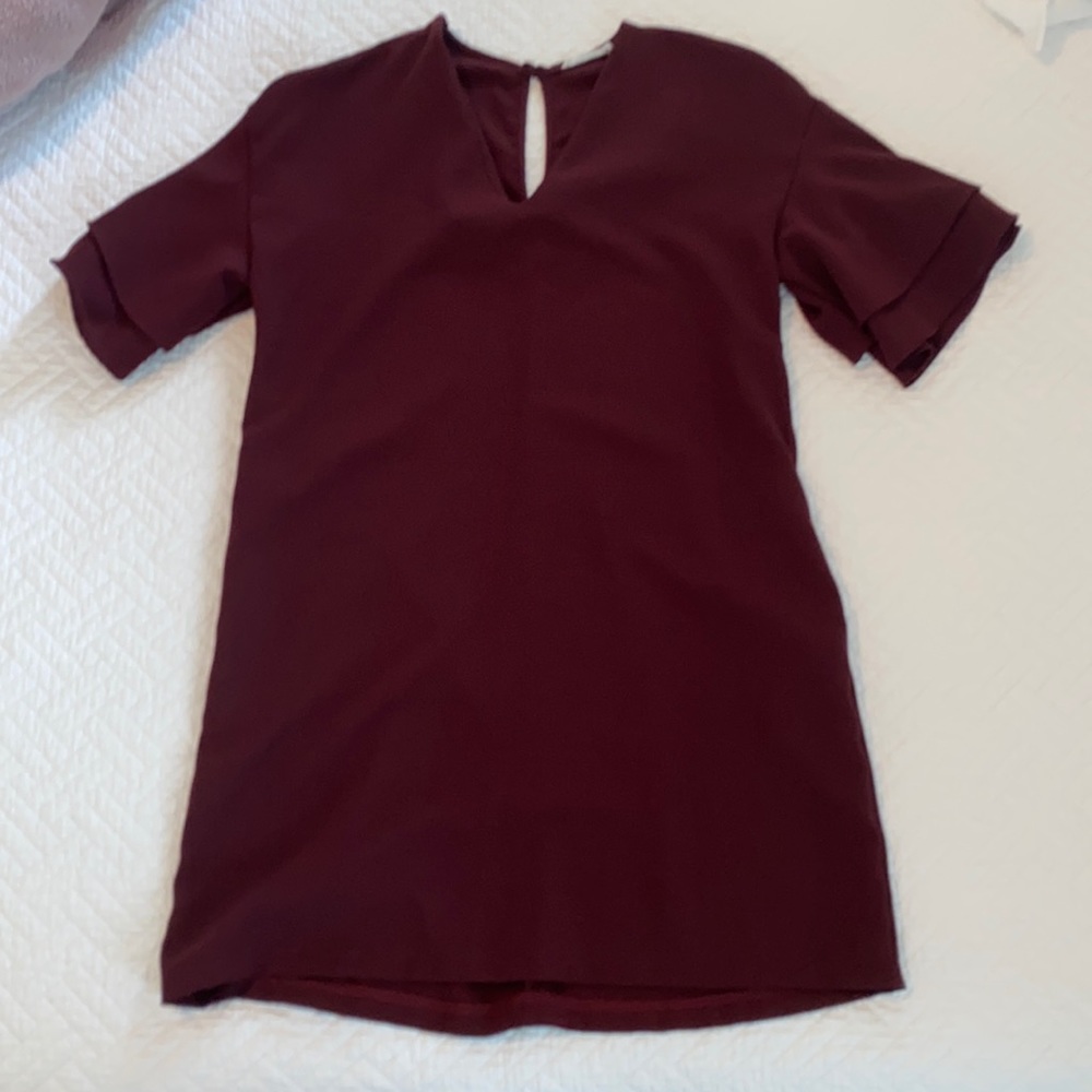 Lush maroon dress size large